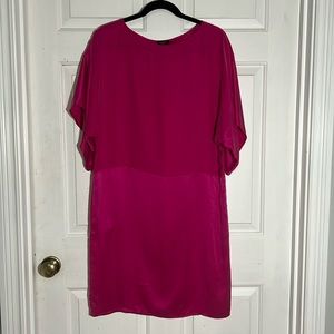 Fuchsia Silk Dress
